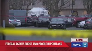 Local officials respond to shooting involving federal agents in Portland