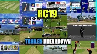 REAL CRICKET 19 trailer BREAKDOWN 🔥