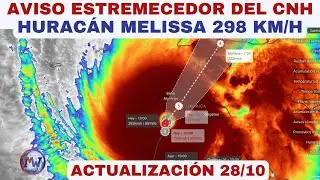 El CNH da un AVISO Estremecedor por el HURAC&Aacute;N MELISSA 298 km/h
