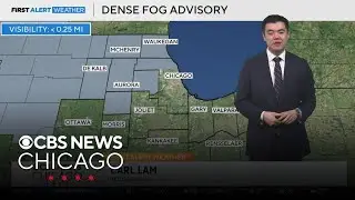 Fog, rain storms Sunday morning in Chicago