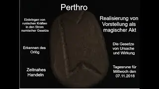 Runen Kanal, Rune, Perthro, Nornen, Nornische Gefäß, Divination, Sieden, Runenmagie, Orlög,