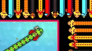 SNAKE IO🐍 VINORA  SKIN V/S 1000 OGGY V/S OUTLINE FOOD EVENT EPIC SNAKE IO 🐍 BEST / FUNNY GAMEPLAY!