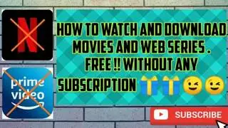 Watch/download Free Movies and Web Series|Free Netflix and Amazon Prime Subscription| 💯 MoviesTime|