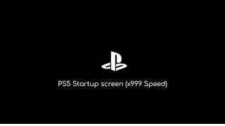 PS5 Startup screen (x999 Speed)