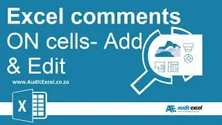 Add descriptions to cells with Excel comments
