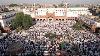 मस्जिद फतेहपुरी में ईद की नमाज़ के ऐसे दिलकश, शानदार मंज़र क्या आपने पहले कभी देखे? #Fatehpuri