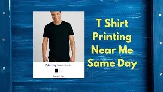 T Shirt Printing Near Me Same Day In Brisbane