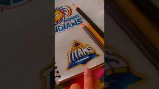 part 4 🎀 ipl team logo draw ✨️ #gujarattitans #gtlogodraw #ipl #ipl2025 #ideasbybhumi #iplhighlights