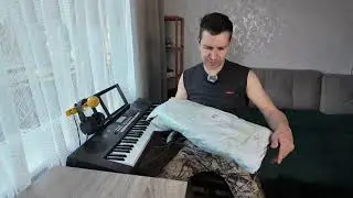 Распаковка чехла из Али Экспрес для синтезатора Роланд 5 октав.