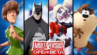 MultiVersus [Open Beta] | Shaggy & Batman VS Harley Quinn & Taz