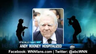 Andy Rooney Hospitalized (10.26.2011)