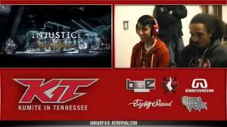 Injustice @ KIT15 - ATP vs Forever King\Kitana Prime vs KTX Digit\16bit vs Espio [720p/60fps]