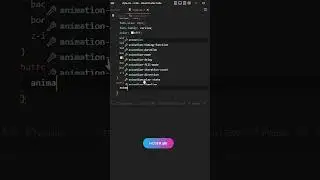 Gradient Button Animation short | HTML CSS | #shorts
