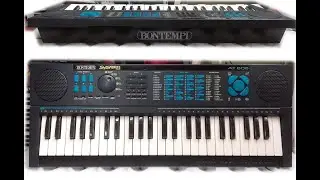Bontempi AT - 808 (DEMO song and styles demonstration)