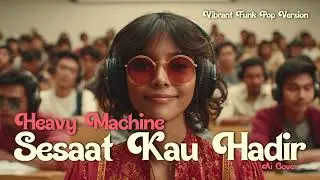 Heavy Machine - Sesaat Kau Hadir (AI Cover) - Vibrant Funk Pop Version