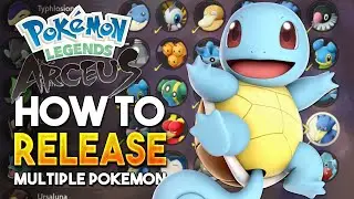 Pokemon Legends Arceus - How To Release Multiple Pokemon At Once