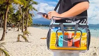 Gift 🎁 Idea, Clear Bag, Transparent  Tote Bag  For Work, Sports , Games , Travel  Stadium Approved
