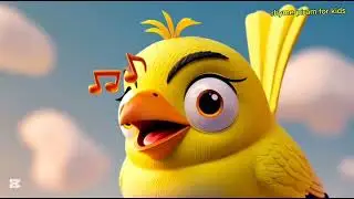 🌈🌹Red Bird, Blue Bird | Color Song for Kids | Learn Colors with Birds🐦