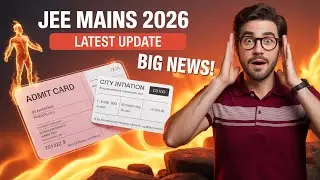 ⚠️ JEE Main 2026 City Slip Alert | Big Update Before Admit Card