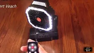 AVV 20KmAh Power Bank Rechargeable 270&deg; Rotating Fan, LED Light, Camp Hook, Brush-less Motor REVIEW
