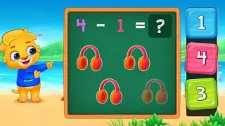 Math Games for Kids 🤣➖ Easy Subtraction & Counting Fun | Kids Learning Game|ABC and numbers for kids