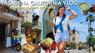 Pasadena Vlog: trying Urth Caffe, thrifting, and Korean food ☕️🍲📖