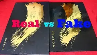 Real vs Fake: Morphe 39A Dare to Create Palette