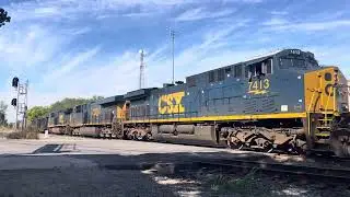 CSX C895 clears Muncie 