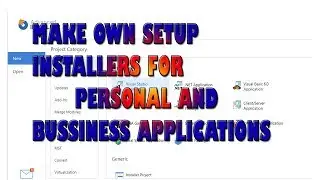 How to Make an installer for your Program|Make setup for Software