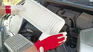 Замена фильтра салона и воздушного фильтра Lexus RX400H, RX300, RX350, RX330/ Replacing filter Lexus