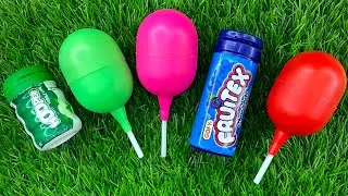 🌈 Satisfying Video |Kinder SurpriseandCorby Fun Egg ASMR Opening Yummy Rainbow Candy Lollipops