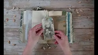 Nautical themed junk journal - a flip through video (SOLD)