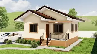 House Design | (45 sqm.) 2 BEDROOMS, BUNGALOW, TINY HOUSE