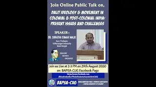 Dalit Ideology and Movement in Colonial and Postcolonial India  Present Issues and Challenges