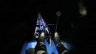 MOUNTAIN COASTER AT NIGHT! (HD POV)