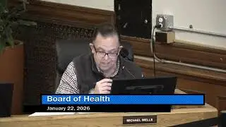 Revere Board of Health Meeting 1/22/26