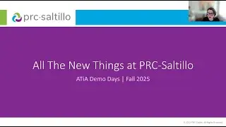 AT Demo Days: PRC-Saltillo: What's New at PRC-Saltillo?