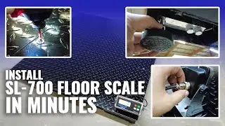 SellEton SL-700-4x4-10k-NN Industrial Digital Floor scale to Weigh pallets & much more!