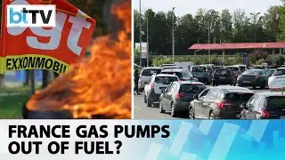 France Faces Worst Fuel Shortage As TotalEnergies Oil Refinery Union Stages Protest
