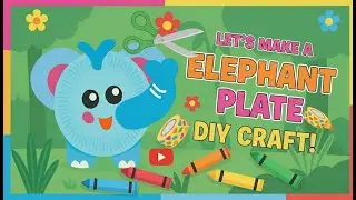 How to Make an Elephant with a Paper Plate | Easy Kids Craft 🐘