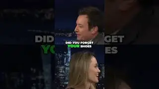 Angelina Jolie's Barefoot Tony Win: Broke Toe on The Tonight Show! #shorts