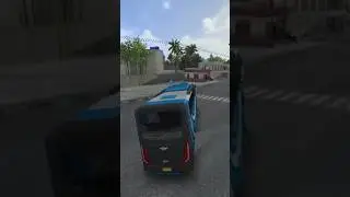 The Blue Beast is Back! 💙 Road Dominance!#bus simulator Indonesia #india #youtube shorts🇮🇳