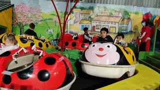 We went to the ladybug & pirate ship riding Gulliver's world