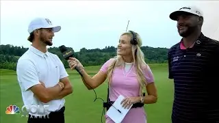 Dylan, Michael Block 'ham and egg' their way atop Good Good Midwest Open leaderboard | Golf Channel