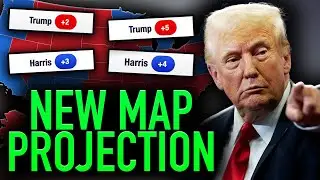 NEW 2024 ELECTION MAP PREDICTION - TRUMP V. HARRIS