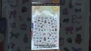⋆｡˚⋆౨ৎ nail stickers + nail file &mdash; quick unwrapping shopee parcel 💛⋆˚｡⋆