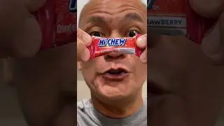 👂 ASMR HI-CHEW FRUITY CHEWY CANDY STRAWBERRY FLAVOR AND EATING SOUNDS 👂 #asmr #shorts