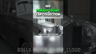 Donald Trump Crazy Car Collection Revealed ⭐ (2023) #shorts #donaldtrump