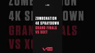 Zombs 4k Spraydown vs XCET #short