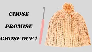 Comment faire un Bonnet au CROCHET pour débutants 💕#crochet #tutorial
